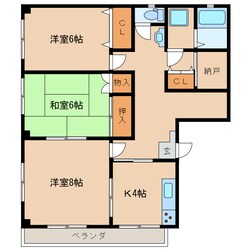 サローデ　Ｋ21の物件間取画像